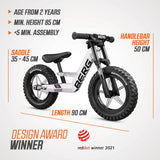 BERG Biky Cross White + Handbrake