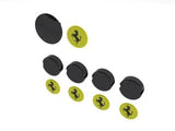 Set of Wheel Centre Covers Ferrari