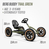 BERG Buddy Trail Green + Handbrake