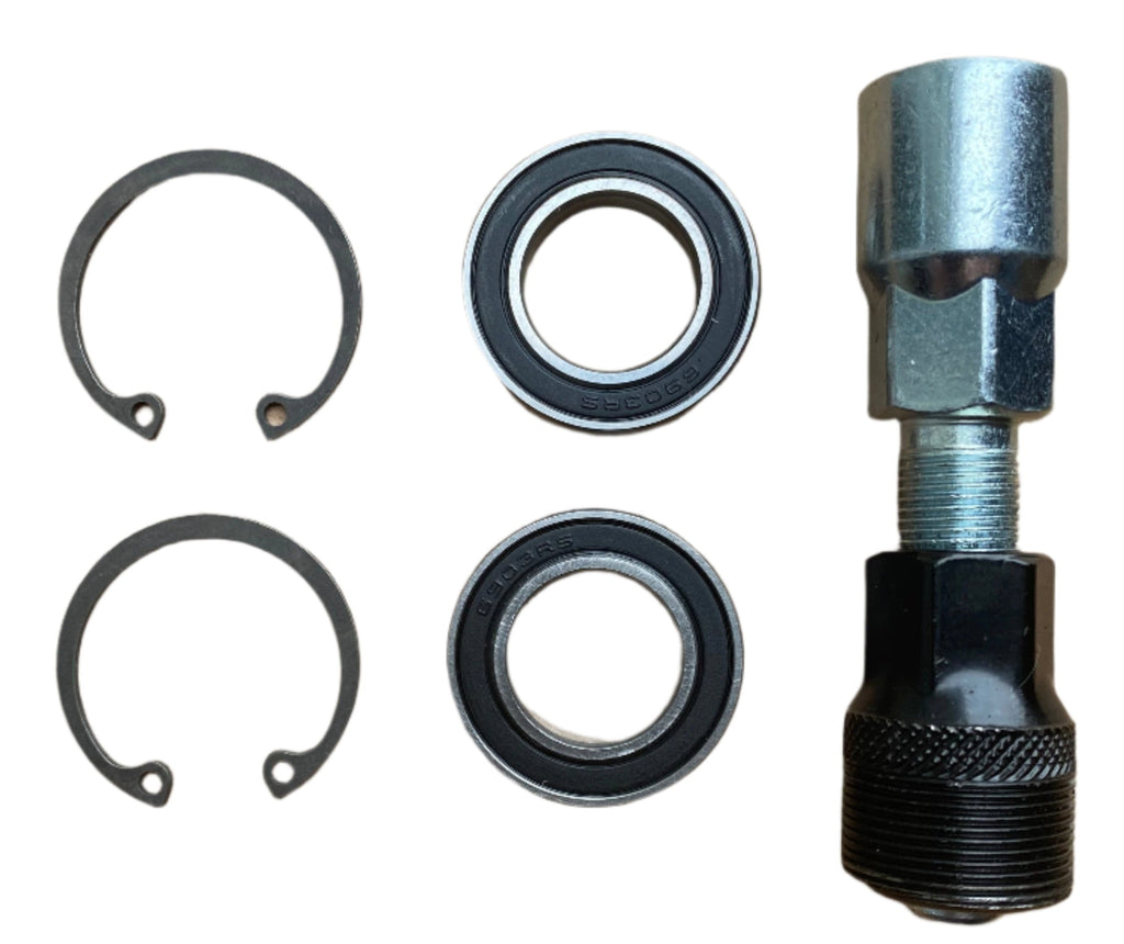 bicycle pedal crank bearings XL Frame Pedal Crank Shaft Bearing Repair Kit – The Go Kart Shop