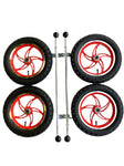 Alloy Go Kart Wheels & Axle Set in 12" & 14" Sizes