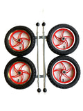 Build Your Own 12" Red Alloy Wheels & Axle Set