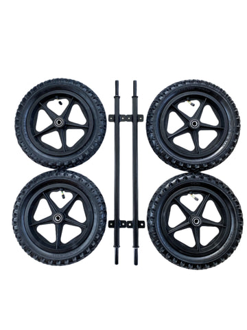 GKD 12" Wheels & Axle Set