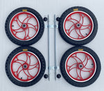 Build Your Own Go Kart. 14" Alloy Wheels & Axle Set
