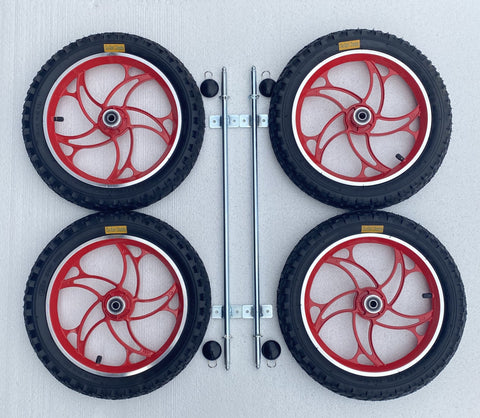 14" Alloy Wheels & Axles