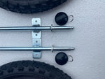 Build Your Own Go Kart. 14" Alloy Wheels & Axle Set