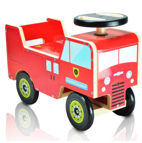 Kiddimoto Wooden Fire Engine