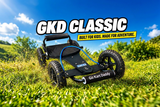 GKD Classic slider with BUILT FOR KIDS. MADE FOR ADVENTURE. in the yellow banner