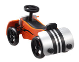 Orange Wooden Race Car