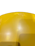 yellow spoiler with a crack