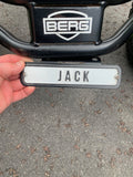 BERG Number Plate for XL Frame