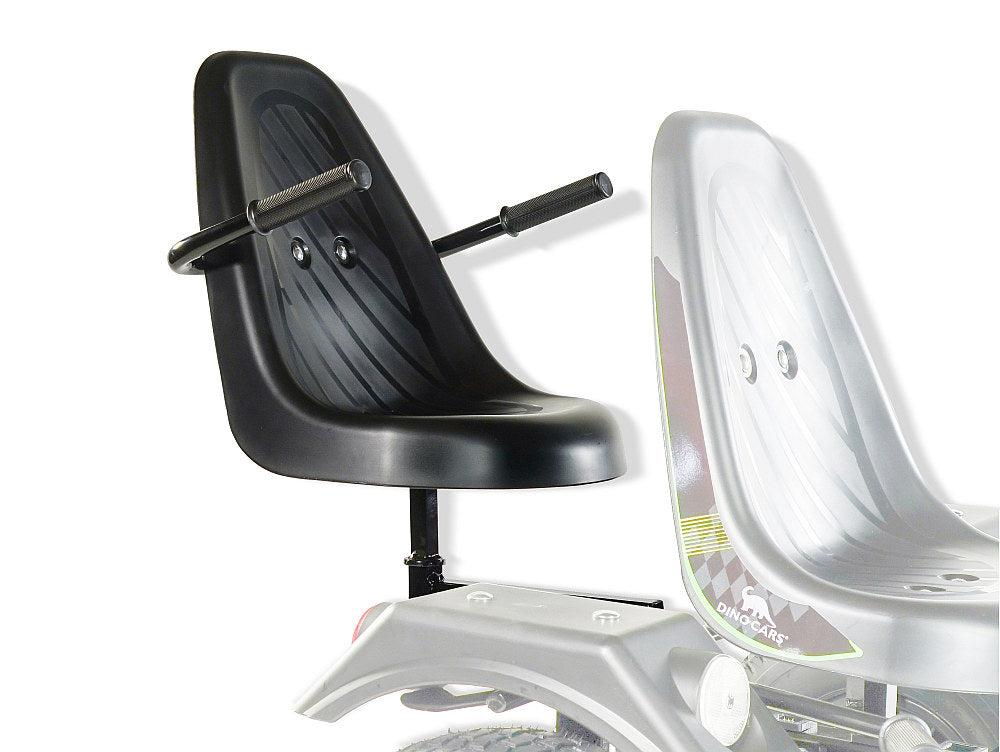 Dino Cars Carrello Base Per Go Kart E Rimorchi – Telaio Universale Portata 80 Kg, Colore Nero
