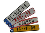 Personalised BERG License plate kit