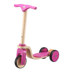 Berry Pink Wooden Scooter